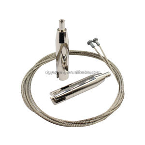 Kit d'éclairage de <span class=keywords><strong>luminaire</strong></span> personnalisé OEM <span class=keywords><strong>Suspension</strong></span> acoustique avec montage de câble en laiton et <span class=keywords><strong>suspension</strong></span> en acier inoxydable - Product Image 3