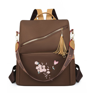 Nuovo <span class=keywords><strong>Zaino</strong></span> Etnico alla Moda, Grande Capacità, Semplice e Casual per Donne, Ideale per Viaggi e Pendolarismo - Product Image 5
