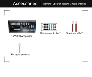 Amplificador Especial para Casa Placa de Áudio para Carro Receptor para Canal Mono 5.0 Material de Ferro 30-120W Suporte FM/USB/TF/SD - Product Image 6