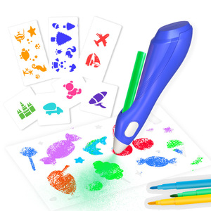 Nouveau kit <span class=keywords><strong>de</strong></span> stylo magique électrique pour enfants, bricolage, artisanat, <span class=keywords><strong>peinture</strong></span> 3D, stylo <span class=keywords><strong>de</strong></span> dessin, jouet avec 12 stylos à <span class=keywords><strong>aquarelle</strong></span> - Product Image 1