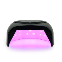 Lampe à ongles UV-LED hybride Pro Cure 98W en forme de cœur blanc avec double lumière rouge, machine à vernis gel, utilisation domestique, rechargeable, logo personnalisé