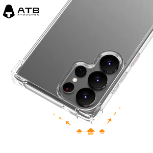 ATB Pour Samsung Galaxy S24 Plus Couverture Arrière <span class=keywords><strong>Transparente</strong></span> Ultra Mince Clair Souple TPU Téléphone étui pour Samsung S25 Ultra S23 <span class=keywords><strong>S22</strong></span> + - Product Image 4