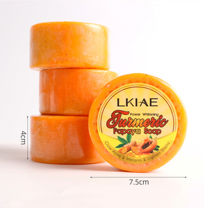 <span class=keywords><strong>Savon</strong></span> Curcuma Éclaircissant <span class=keywords><strong>au</strong></span> Papaye 100% Naturel, Hydrate Profondément, Nourrit, Antioxydant et Anti-âge, Fabrication OEM ODM - Product Image 6