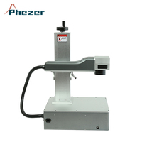 Machine de gravure laser à fibre mini CNC 50W pour bijoux en or et argent, découpe laser de bagues, gravure sur acier inoxydable