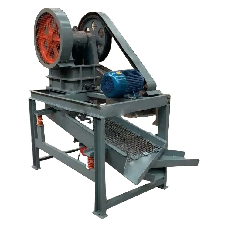 Portable Jaw Crusher Flywheel Portable Mobile Mini Stone Rock Jaw Crusher