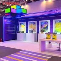 Panneau publicitaire lumineux LED rectangulaire personnalisé pour intérieur, avec cadre en aluminium, pour suspension au plafond
