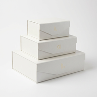 Scatola Rigida in Carta con Logo Personalizzato, Stampa e Goffratura Lucida, Chiusura Magnetica per Elettronica, Cosmetici, Set Regalo e Sapone