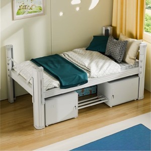 Letti Singoli Smontabili in Acciaio per Dormitorio, Albergo, Ostello, <span class=keywords><strong>Letto</strong></span> per Bambini - Product Image 1