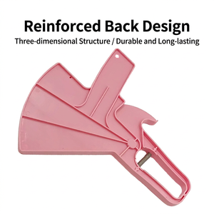 Pince de mesure de la graisse corporelle réglable en plastique pour l'entraînement physique, couleur rose - Product Image 5