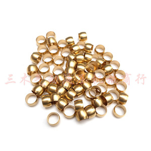 โรงงานผลิตแกนทองแดงแบบสวม ขนาดแกน 4 มม. ความยาวปลอก 10 มม. สำหรับท่อน้ำมัน แบบกดเข้ารูทรงกลม - Product Image 5