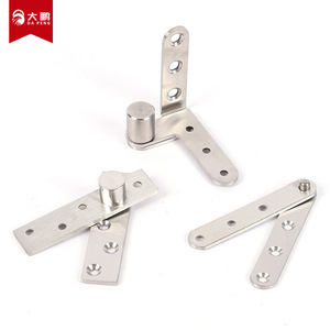 Charnière en acier inoxydable Da Peng, épaisseur 3 mm, pour porte d'armoire, axe rotatif de positionnement supérieur et inférieur dissimulé - Product Image 2