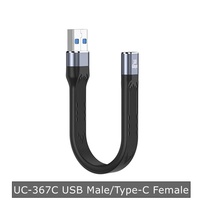 Câble de données USB 3.1 Type-C Gen2 OTG mâle à femelle pour extension de disque dur PC TV 13 cm