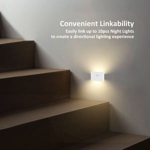 Banqcn Modern akıllı LED kablosuz manyetik tip-c hareket sensörü duvar LED gece lambası kabin lambası başucu koridor için - Product Image 4