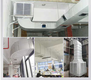 Acondicionador de techo Descarga inferior 1.5kw 18000CMH Enfriadores <span class=keywords><strong>Aire</strong></span> de <span class=keywords><strong>aire</strong></span> <span class=keywords><strong>acondicionado</strong></span> industrial Ventilador de refrigeración por agua - Product Image 4