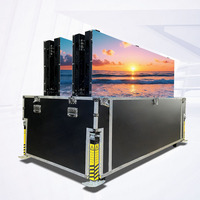 Écran LED pliable portable JCT PFC-10M, panneau publicitaire intérieur/extérieur, levage hydraulique, IP65, 600cd/m, pour magasin de détail