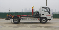 Camion à bras de ramassage YUEJIN 4x2 en promotion avec station de compactage des déchets, solution de système de transfert