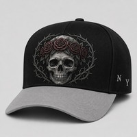 Casquette de baseball personnalisée style Old English, 5 panneaux, visière incurvée, style Dad Hat, streetwear urbain West Coast, vente en gros, faible MOQ