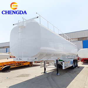 Semirremolque Cisterna de Combustible de 3 Ejes de Aleación de Aluminio con Frenos de Disco EBS <span class=keywords><strong>ABS</strong></span> para Transporte de Líquidos Peligrosos a África y Medio Oriente - Product Image 2