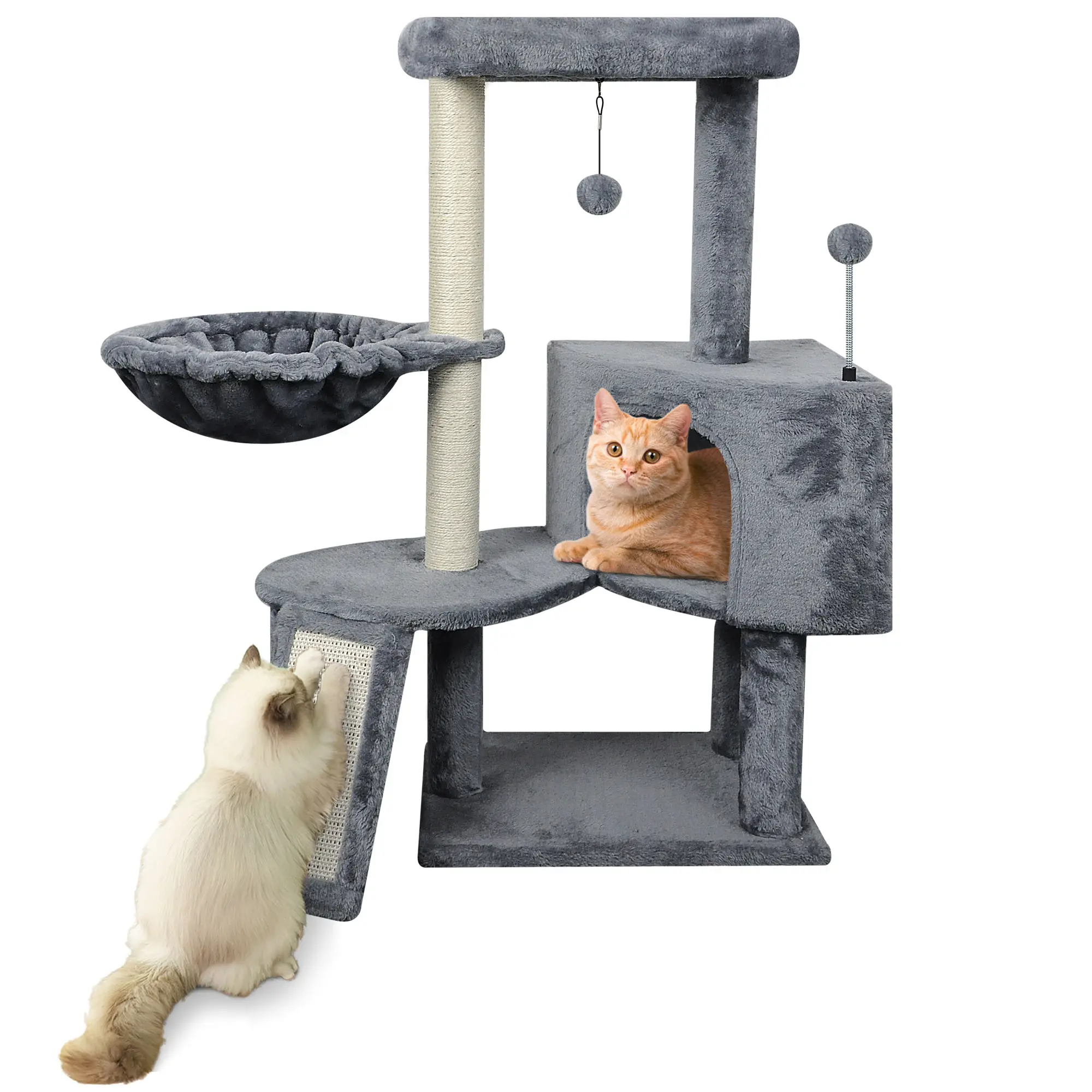 हॉट सेलिंग नया पालतू खिलौना बड़ा डिस्काउंट डिजाइन लक्जरी बिल्ली पेड़ टॉवर इनडोर