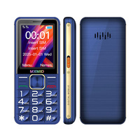 Téléphone pour seniors MXMID G880pro, double carte SIM, double lampe torche LED, écran TFT 2,4 pouces, clavier QWERTY, espagnol, TORCH, sans caméra, 1600 mAh