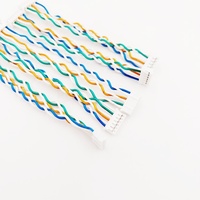 Conjunto de Cableado Multiconector Personalizado con Conector JST y Cable Codificado por Colores para Conexión de Señales de PCB