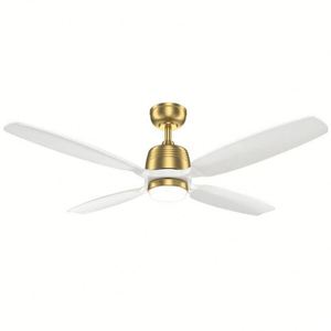 Ventilateur de plafond électrique moderne en métal durable, nouveau design 2026, télécommande, 52 pouces, moteur en cuivre à faible bruit, pour la maison - Product Image 2