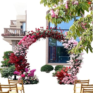 Luxury Lush Greenery <b>Arch</b> <b>Decor</b> For High End Wedding Reception Banquet Centerpiece And Entrance Layout - Product Image 5