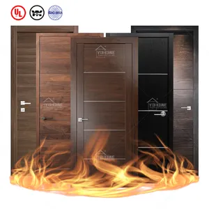 China top manufacturer custom fireproof chipboard door core 54mm fire rated core door design prehung interior door design fire