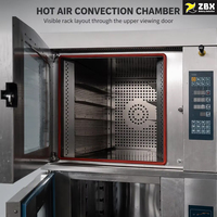 Fabricant d'équipements de boulangerie commerciaux 350 ℃   Four de cuisson électrique à 5 plateaux pour la levée et la cuisson du pain, des gâteaux, des pizzas et des croissants