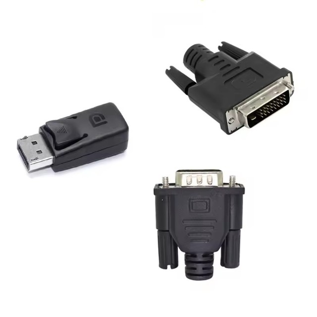 VGA Virtual Display DVI DP DDC EDID Dummy Plug Headless Ghost Display Emulator Lock Plate 1920x1080 60Hz