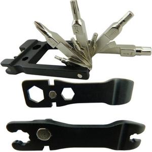Kit d'outils de réparation de vélo à rayons hexagonaux tournevis de cyclisme <span class=keywords><strong>outil</strong></span> levier de pneu clé Allen <span class=keywords><strong>vtt</strong></span> vélo de montagne <span class=keywords><strong>Multi</strong></span> outils de cyclisme - Product Image 1
