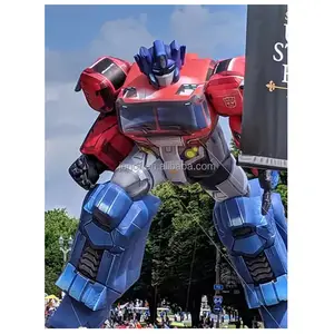 Event Parade Decoration Giant Inflatable Walking Transformer Robot Cartoon Model