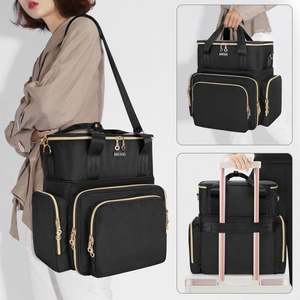 Organizador de Esmalte de Uñas de Muestra Gratuita, Almacenamiento de Esmalte de Uñas de Doble Capa Portátil con Divisores Ajustables - Product Image 3