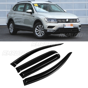 For Volkswagen VW Tiguan L 2017 2018 2019 2020 2021 Car Door <b>Window</b> Visor Wind Rain Sun Smoke Guard Deflector Vent <b>Shade</b> Shelter - Product Image 1