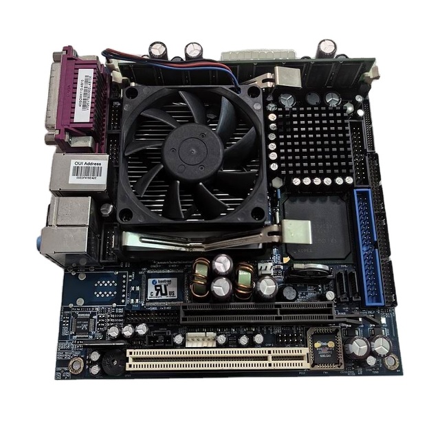 Original KONTRON 886LCD-M/mITX Industrial Control Motherboard CPU Memory Heatsink