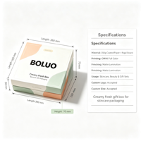 Boîte cadeau personnalisée pour soins de la peau, emballage luxueux en papier pour produits de soin