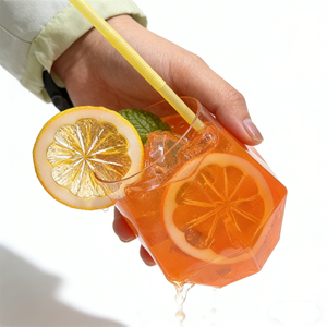 Modelo de Cubo de Hielo de Espuma Plástica Ecológica de 14oz con Diseño de Panal Hawaiano para Decoración de Tiendas de Té de Burbujas - Product Image 2