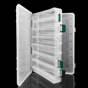 OEM High quality White waterproof lures set Rectangulard Tackle Box for Fishing