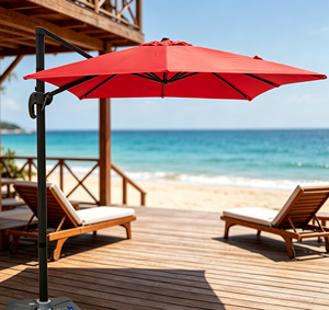 Ombrellone a braccio laterale quadrato UPLION per impieghi gravosi, per bordo piscina, uso commerciale, terrazza, hotel, <span class=keywords><strong>giardino</strong></span> - Product Image 1