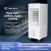 Ventilateur électrique portable avec ajout d'eau pour le refroidissement industriel commercial domestique petit climatiseur en plastique pour un usage domestique