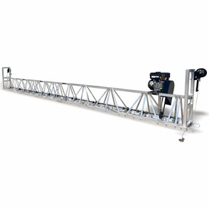 Machine de finition de surface de pont routier à moteur, avec cadre en acier renforcé et poutre vibrante en aluminium pour le nivellement du béton - Product Image 4