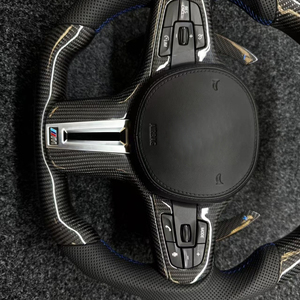 Volant modifié pour BMW Série G, accessoires de modification intérieure en fibre de carbone - Product Image 3