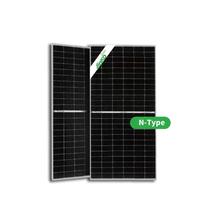Panel Surya PV Jinko Tiger 590W JKM 72HL4-BDV 575-600W Bifacial Dual-Glass Tipe-N Topcon Berkualitas Tinggi untuk Komersial