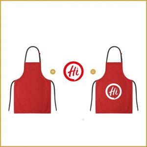 Tablier de cuisine unisexe imperméable et confortable à bretelles croisées, en PVC imprimé, avec logo personnalisé – Offre Spéciale - Product Image 4