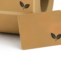 Étiquettes adhésives personnalisées en papier kraft, impression laser, autocollants écologiques pour emballages cadeaux et expéditions