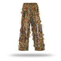 Ensemble de vêtements en maille polyester Geelie à imprimé camouflage 3D feuilles bioniques transfrontalier, toutes saisons, pour observation des oiseaux, photographie et chasse