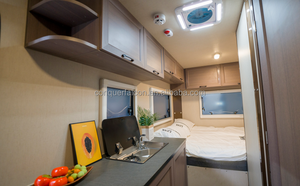 <span class=keywords><strong>Caravane</strong></span> pour <span class=keywords><strong>4</strong></span> personnes, fabrication directe d'usine, avec canapés-lits, châssis en acier robuste, réservoir d'eau de 160L - Product Image 5