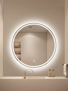 Miroir en verre intelligent avec lumière led <span class=keywords><strong>pour</strong></span> miroir mural salle de bain coiffeuse salon sol décor mural miroir intelligent - Product Image 5