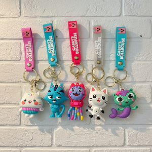 Llavero <span class=keywords><strong>de</strong></span> PVC Personalizado <span class=keywords><strong>de</strong></span> <span class=keywords><strong>la</strong></span> Casa <span class=keywords><strong>de</strong></span> Muñecas <span class=keywords><strong>de</strong></span> <span class=keywords><strong>Gaby</strong></span>, Lindo Llavero <span class=keywords><strong>de</strong></span> Animal <span class=keywords><strong>de</strong></span> PVC, Figura Grande en 3D, Regalo, Colgante para Llaves, Llavero para Coche, Proveedor <span class=keywords><strong>de</strong></span> Llaveros - Product Image 1