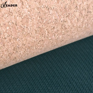 <span class=keywords><strong>Amazon</strong></span> Venta caliente de caucho Natural Cork Yoga Mat Eco amigable - Product Image 5